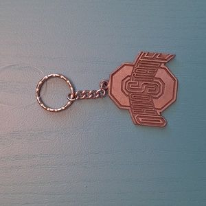 Ohio State Metal Keychain